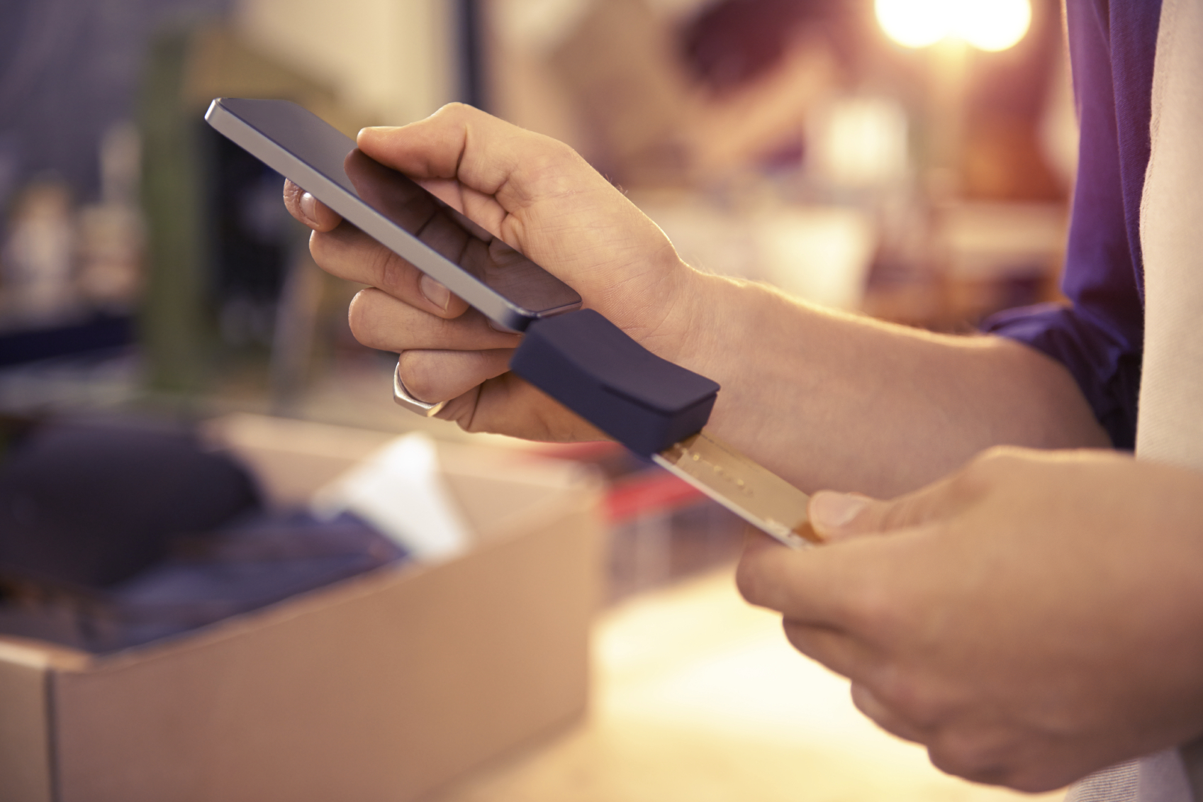Making payment easy for his customers