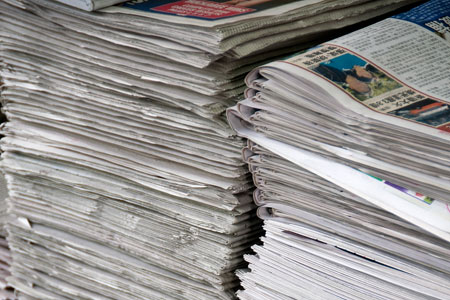 newspaper-stack